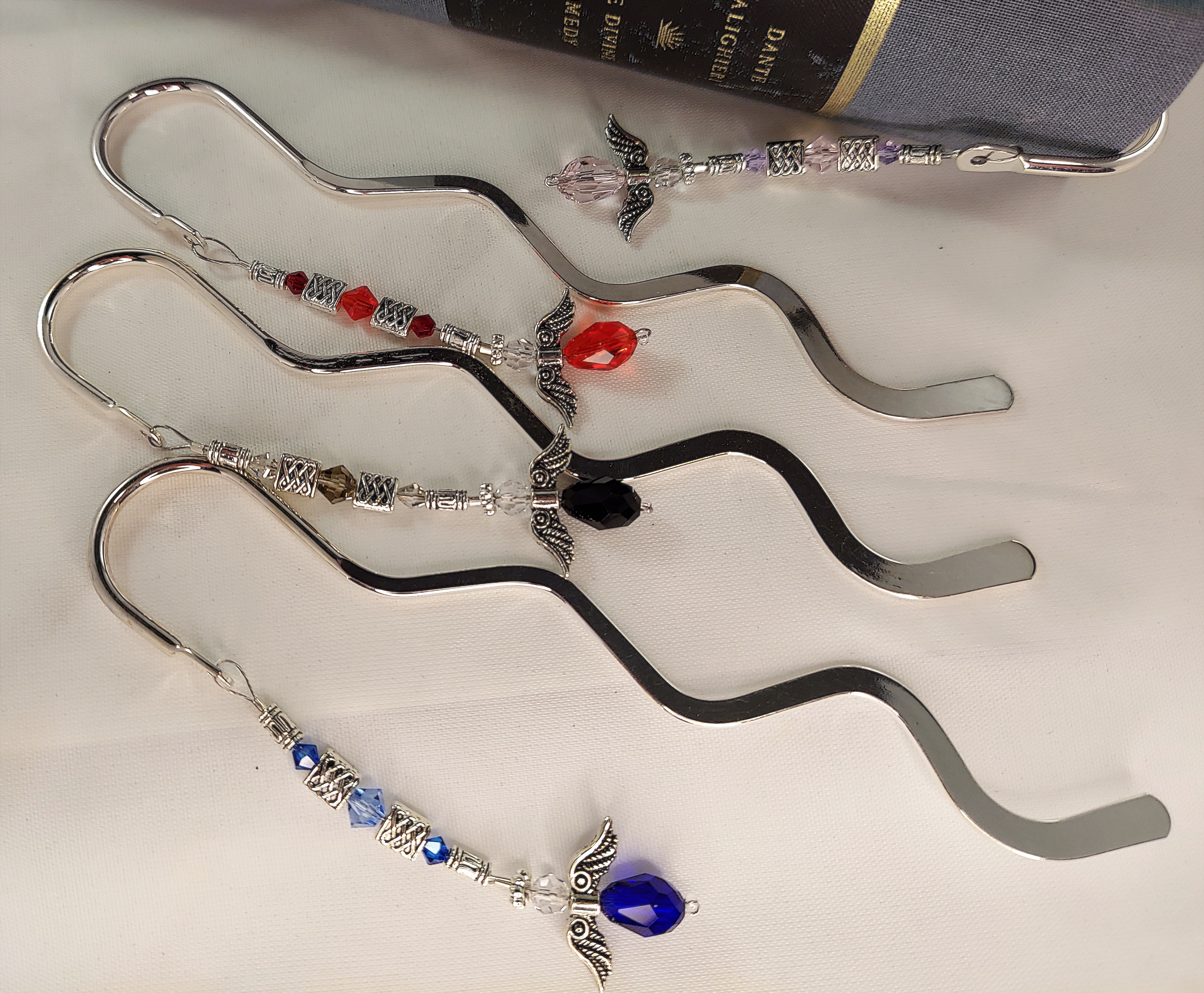 Beaded Bookmarks, Angel Charm 