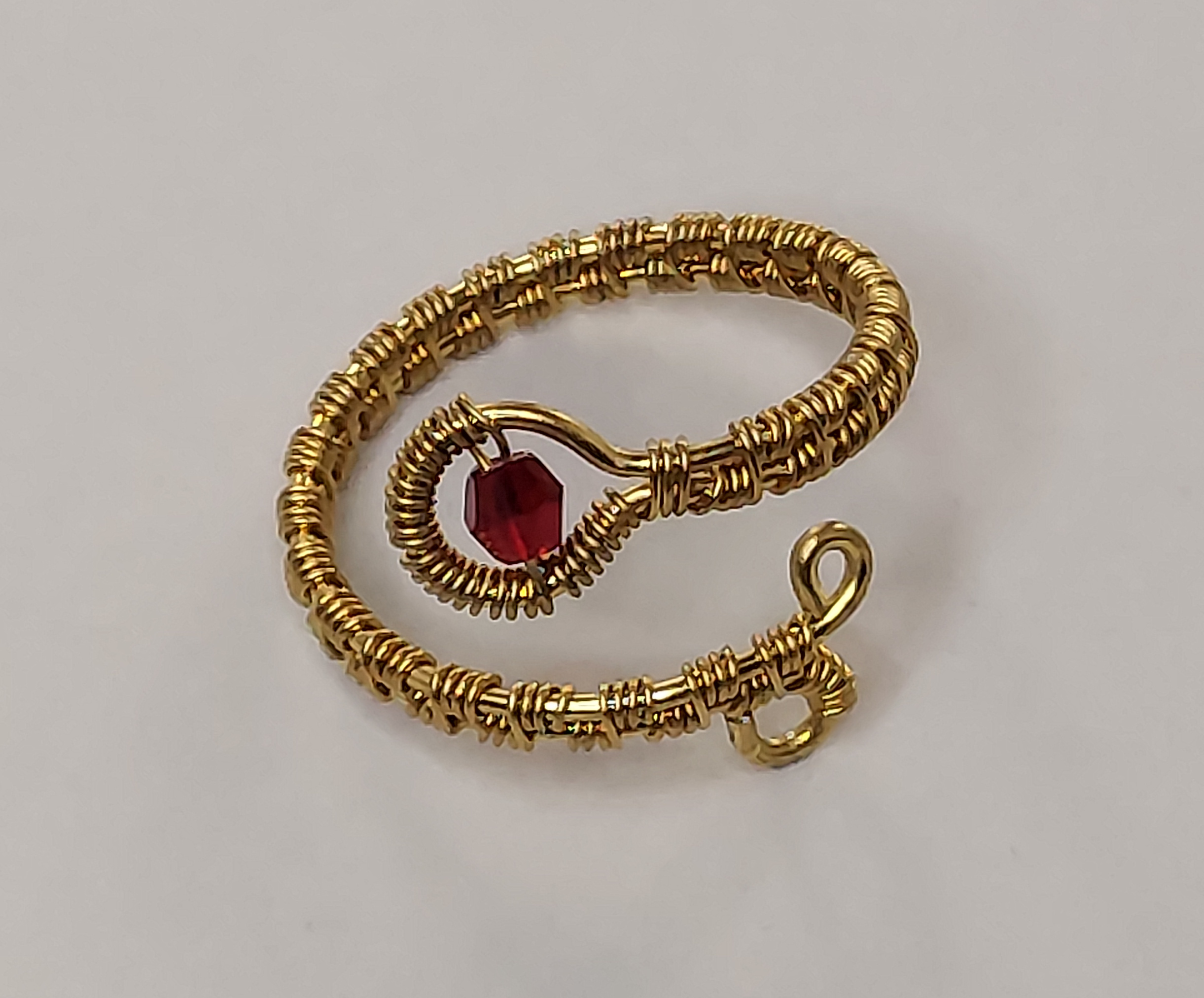 Bronze Single Crystal Ring