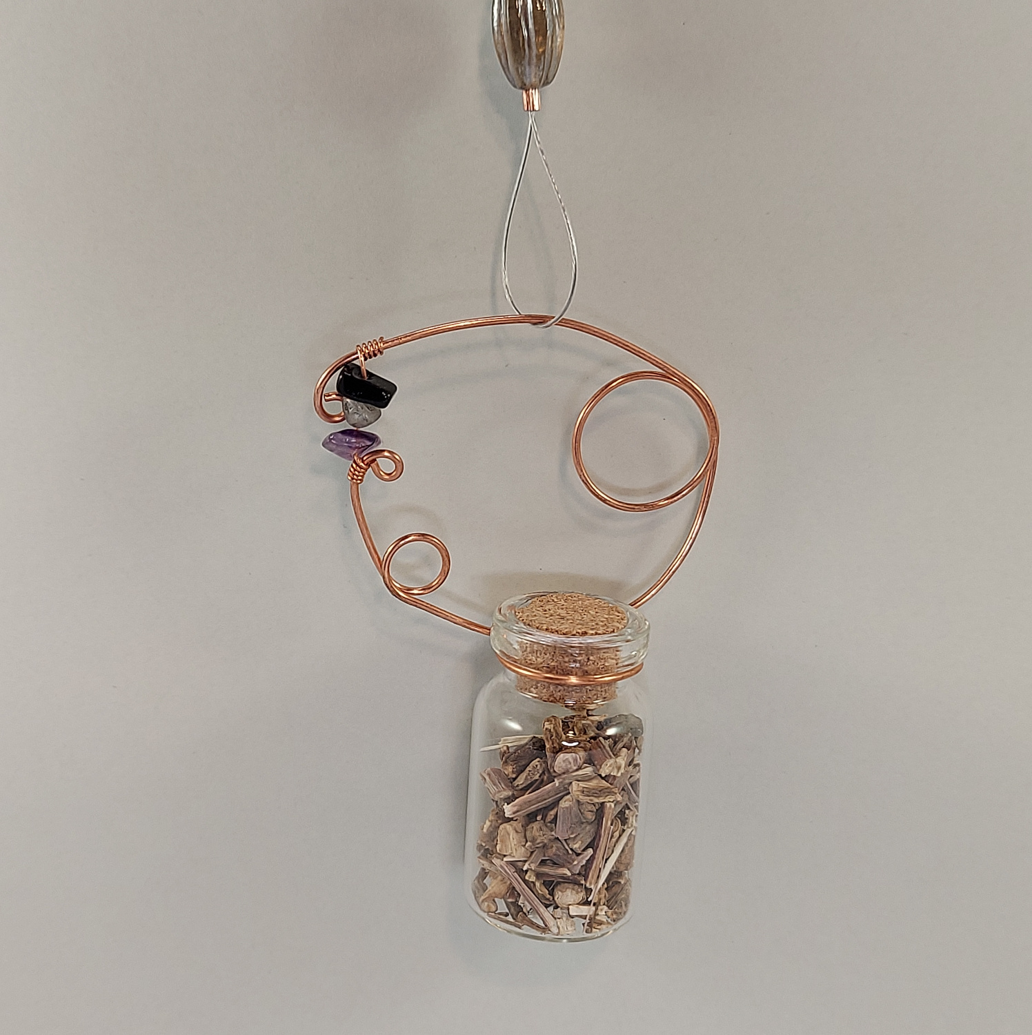 Stone and Herb Sun Catchers