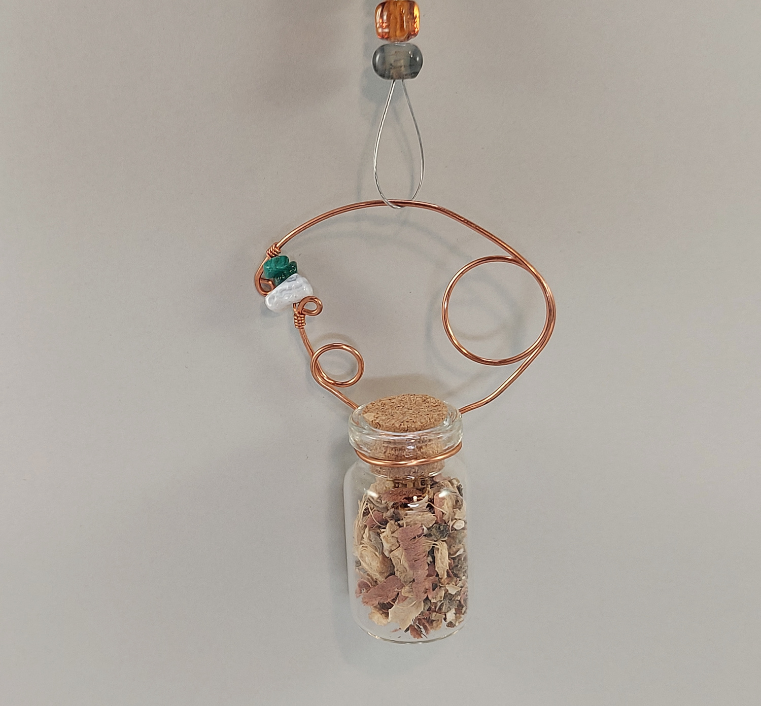 Stone and Herb Sun Catchers