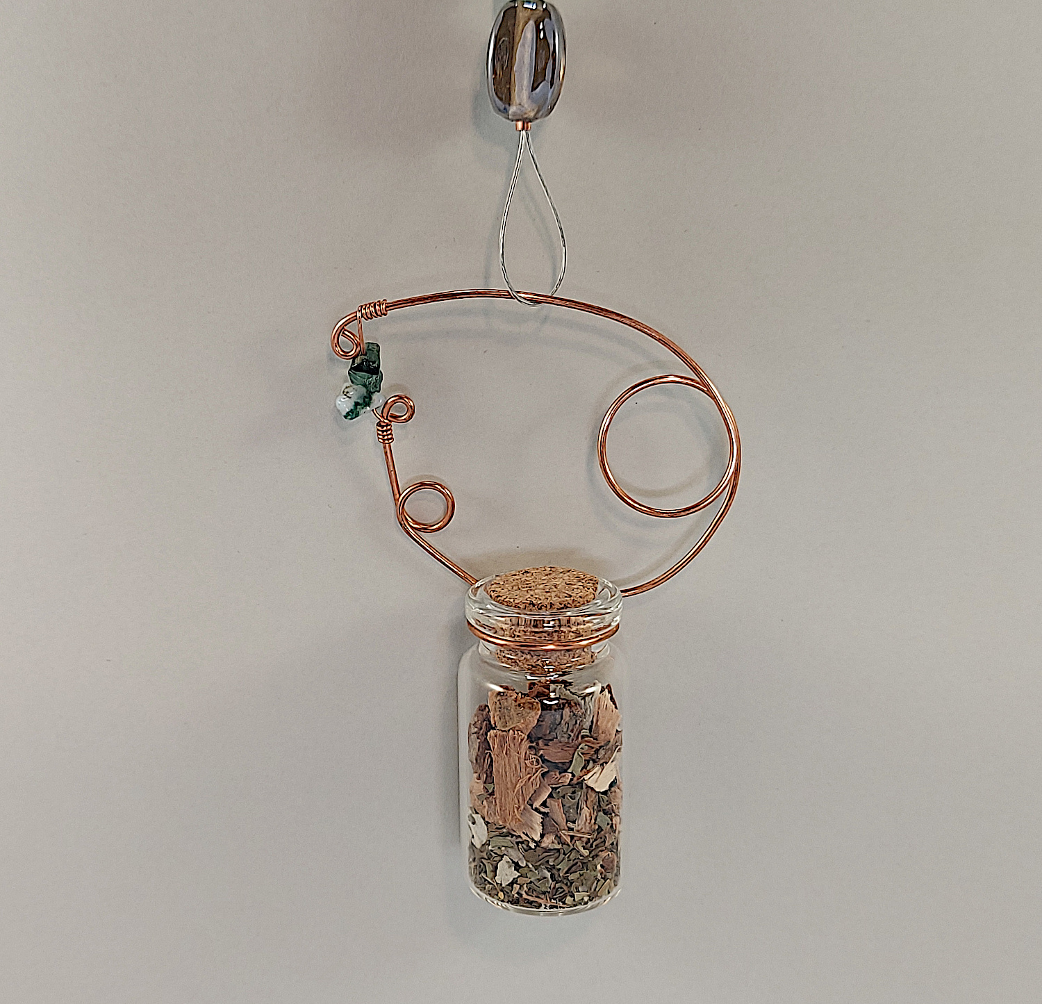 Stone and Herb Sun Catchers