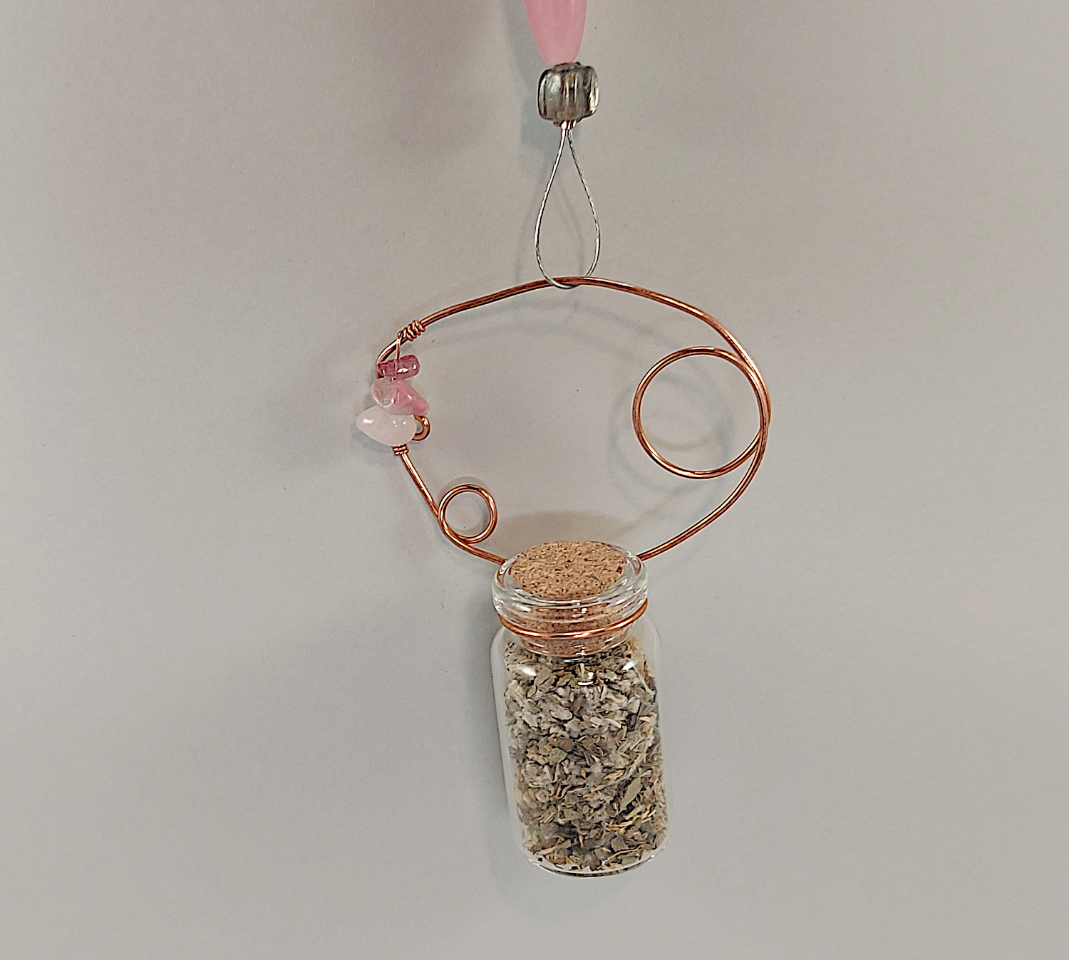 Stone and Herb Sun Catchers