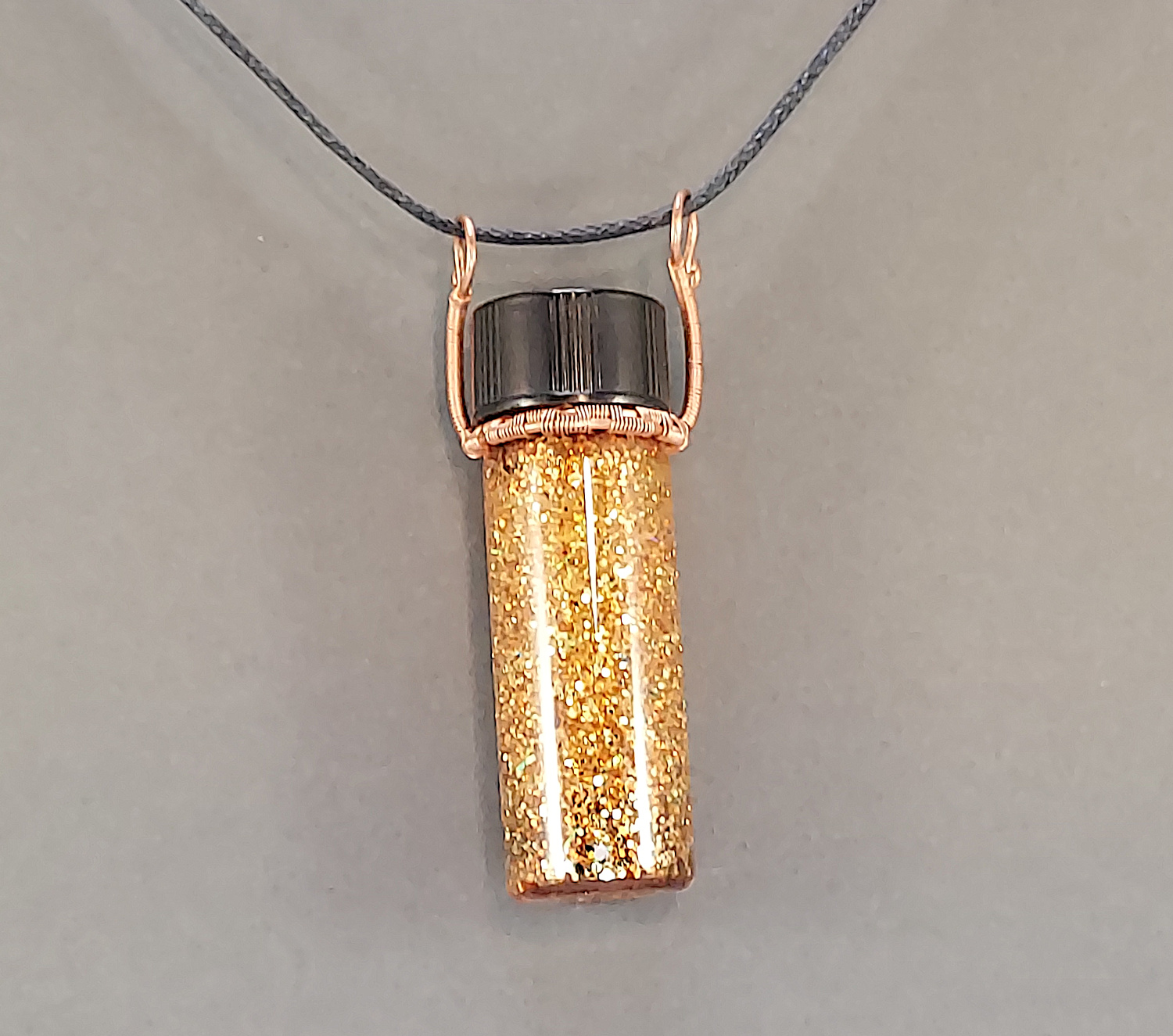 Mini Glitter Bottle Pendents