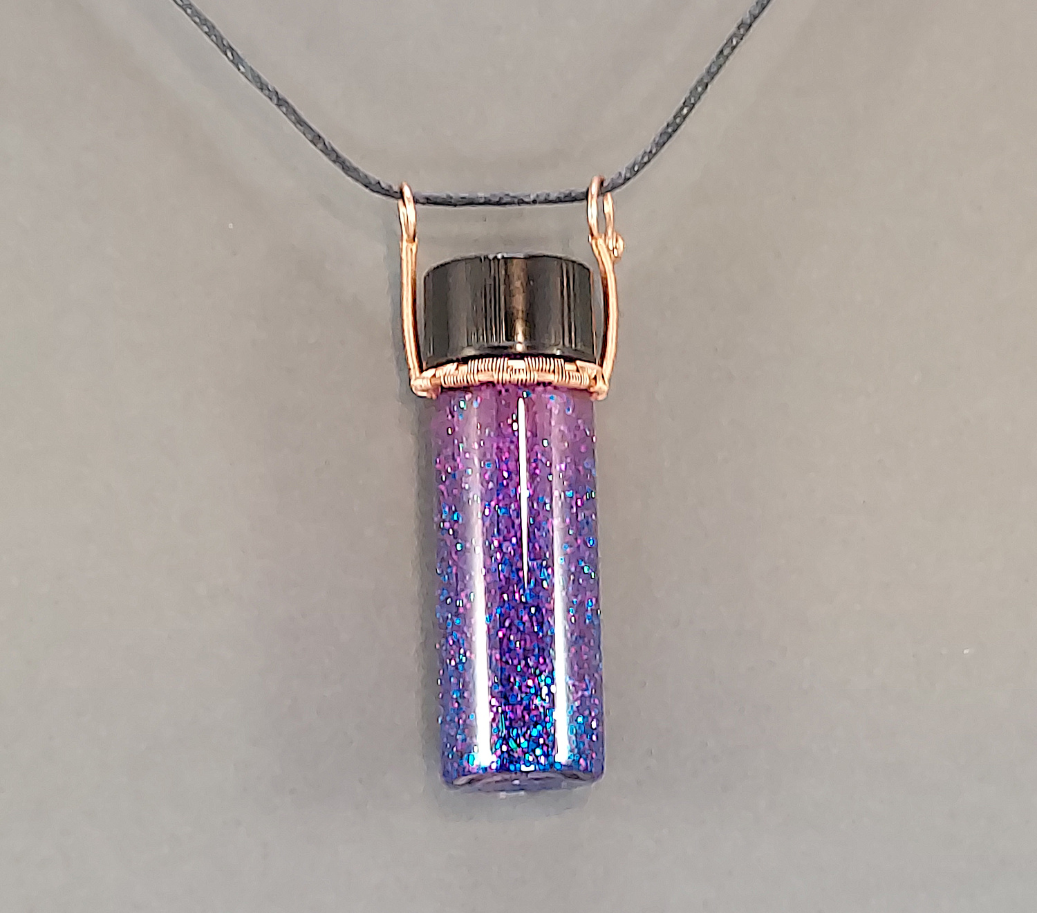 Mini Glitter Bottle Pendents