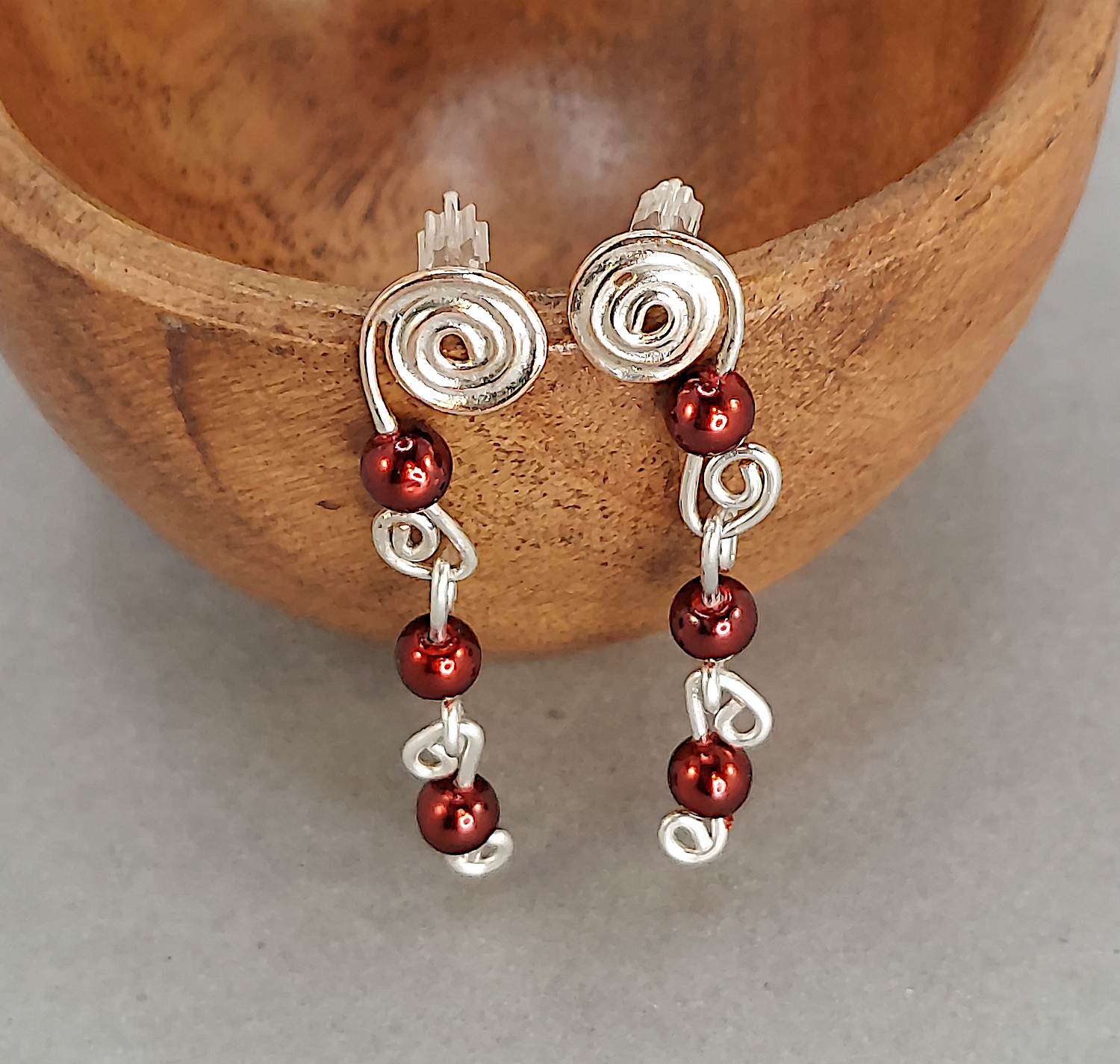 Pearl Earrings - Silver