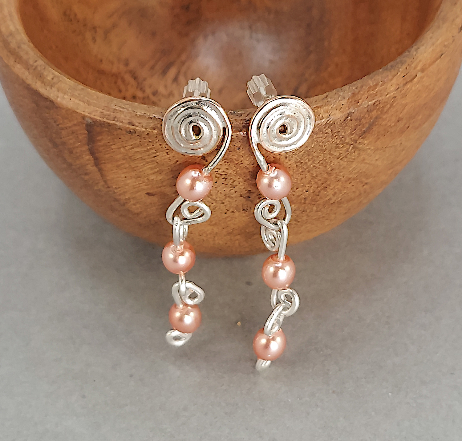 Pearl Earrings - Silver
