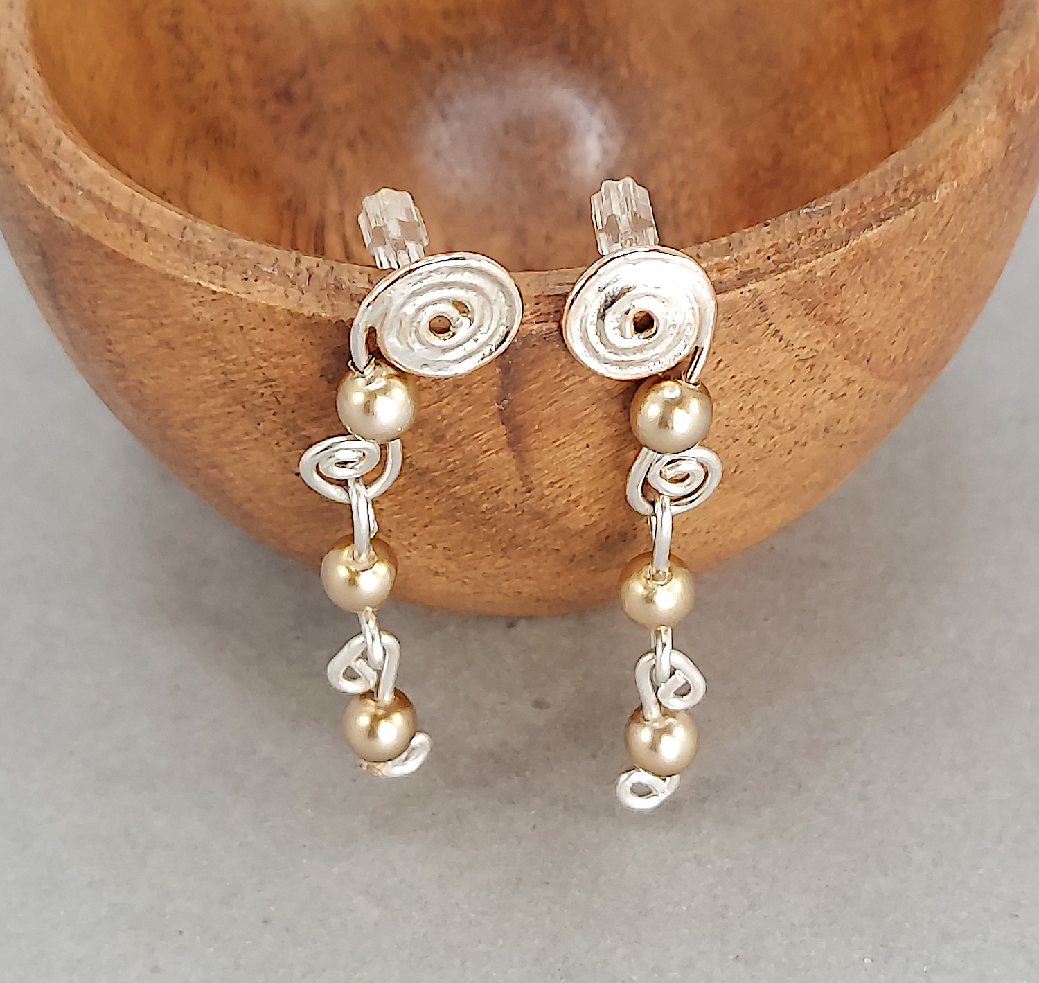 Pearl Earrings - Silver